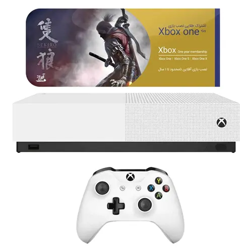 مجموعه کنسول بازی مایکروسافت مدل Xbox One S All Digital ظرفیت 1 ترابایت به همراه 20 عدد بازی (4) nEtWhZ
